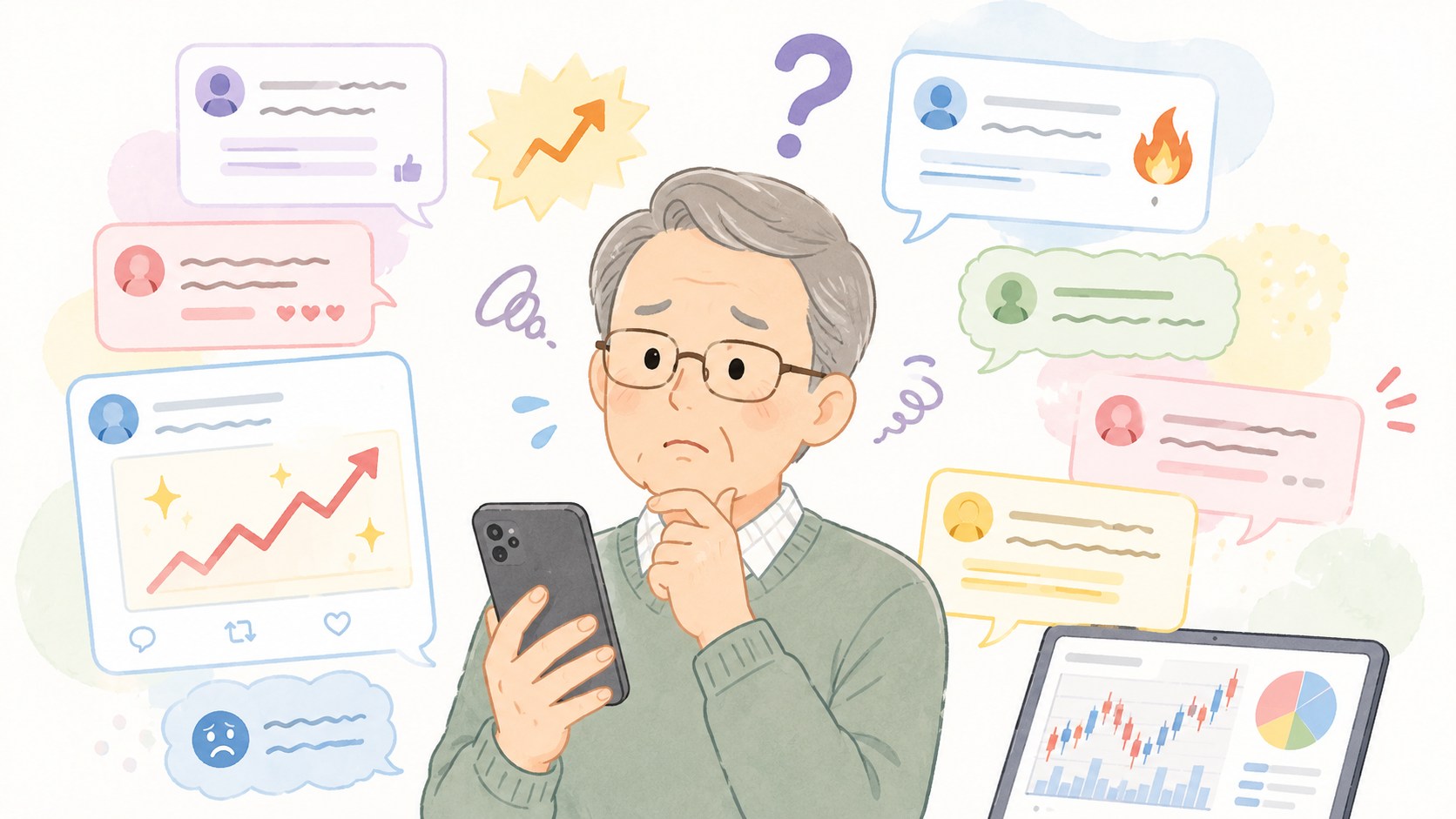 失敗②｜SNS・掲示板の情報を鵜呑みにする｜不特定多数の声に踊らされる危険