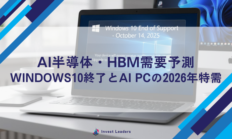 AI半導体・HBM需要予測｜Windows10終了とAI PCの2026年特需