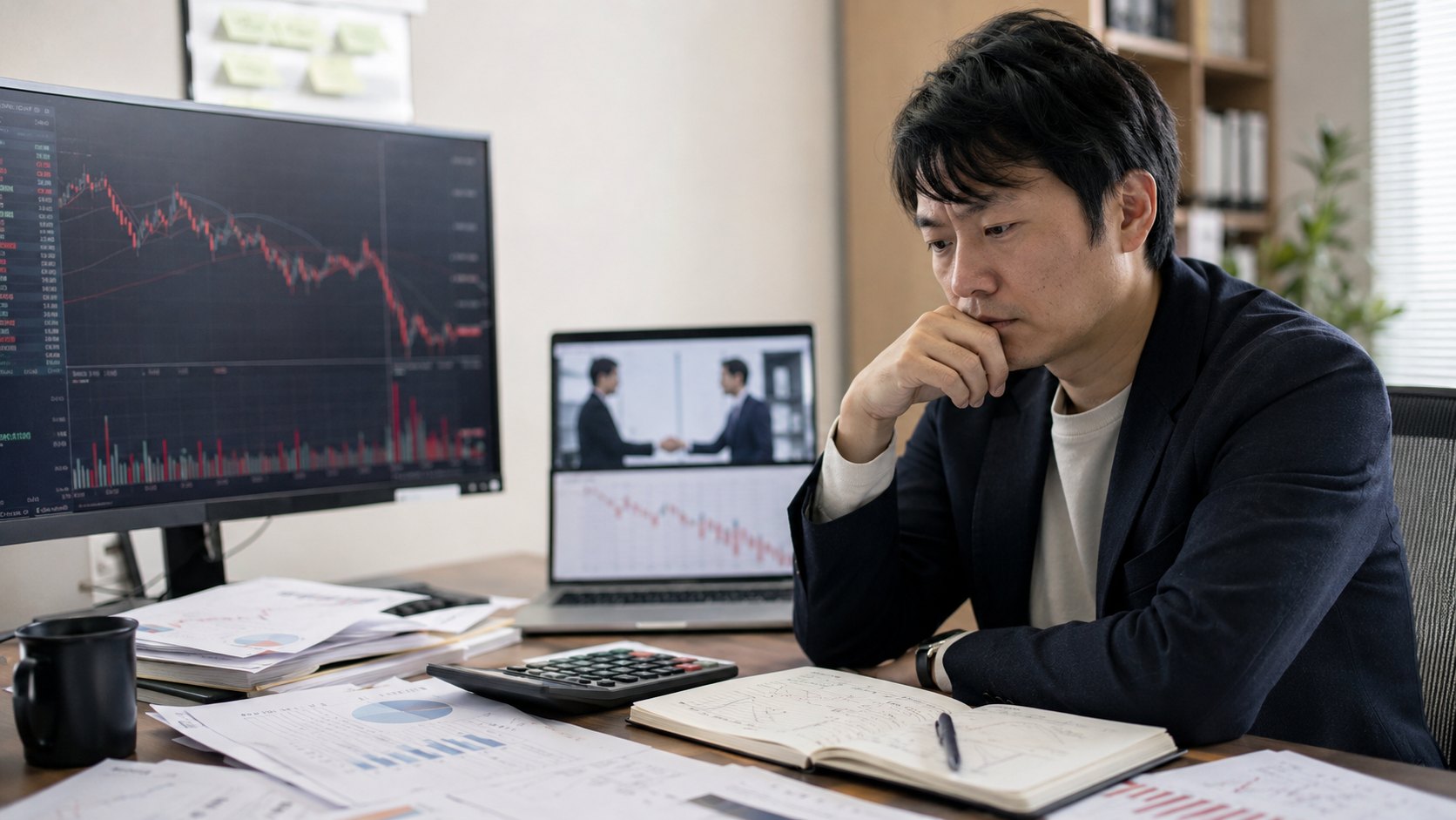 株価暴落の理由は3つ|協業の検討段階・営業赤字・割高なPER