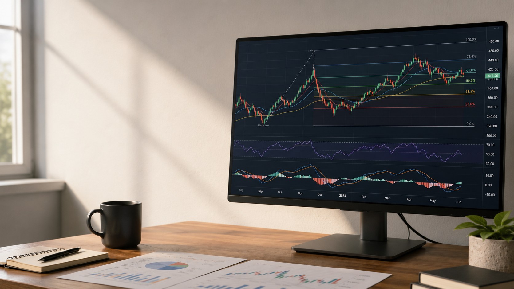 フィボナッチと他のテクニカル指標｜移動平均線・RSI・MACDとの組み合わせ方
